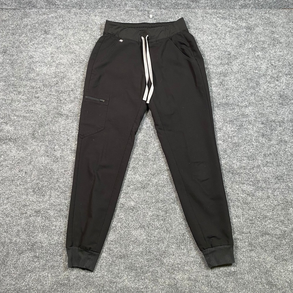Figs Technical Collection Zamora Jogger Scrub Pants Black XS W18SW2005 Womens